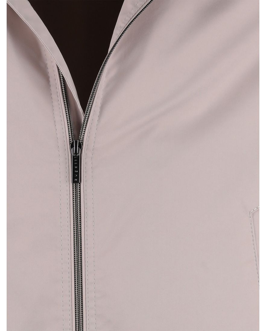 Bugatti zomerjas beige knoopzakken met rits katoen