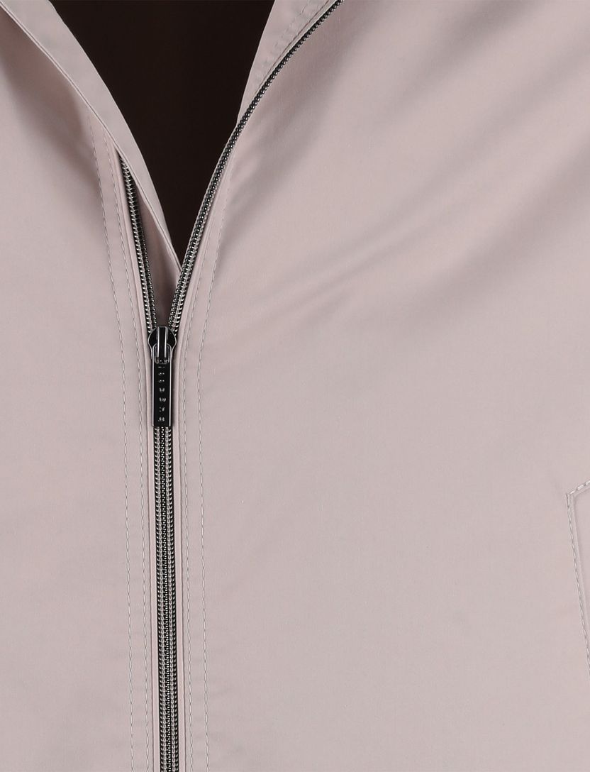 zomerjas beige Bugatti zonder capuchon kort met boord