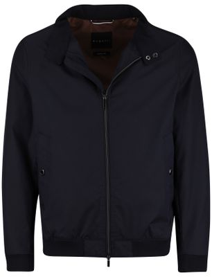 Bugatti Bugatti zomerjas navy knoopzakken met rits katoen