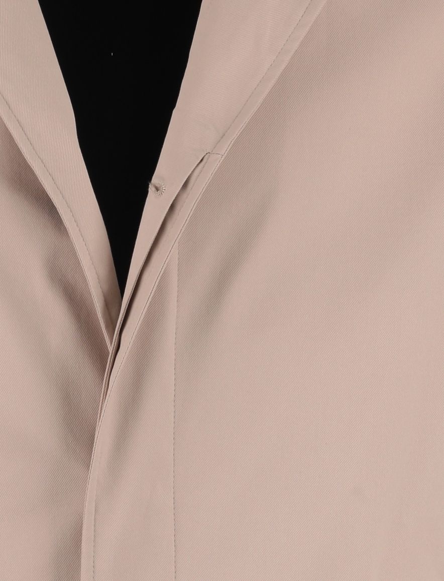 Bugatti Manteljas beige effen gevoerd knopen