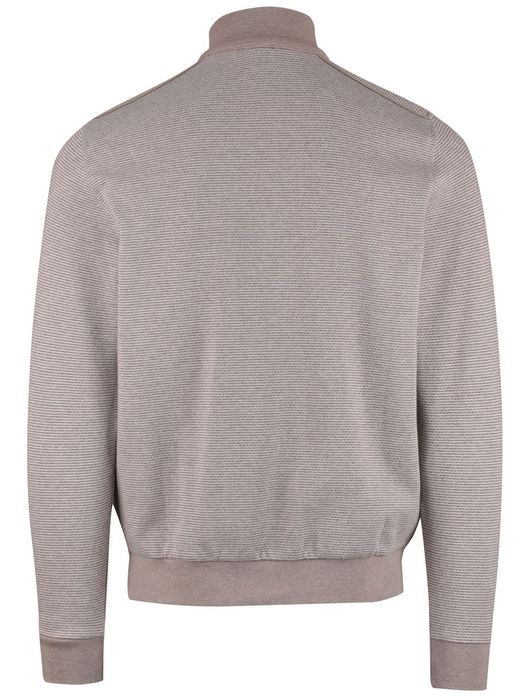 Bugatti half zip beige