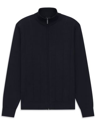 Bugatti Bugatti vest gestreept donkerblauw