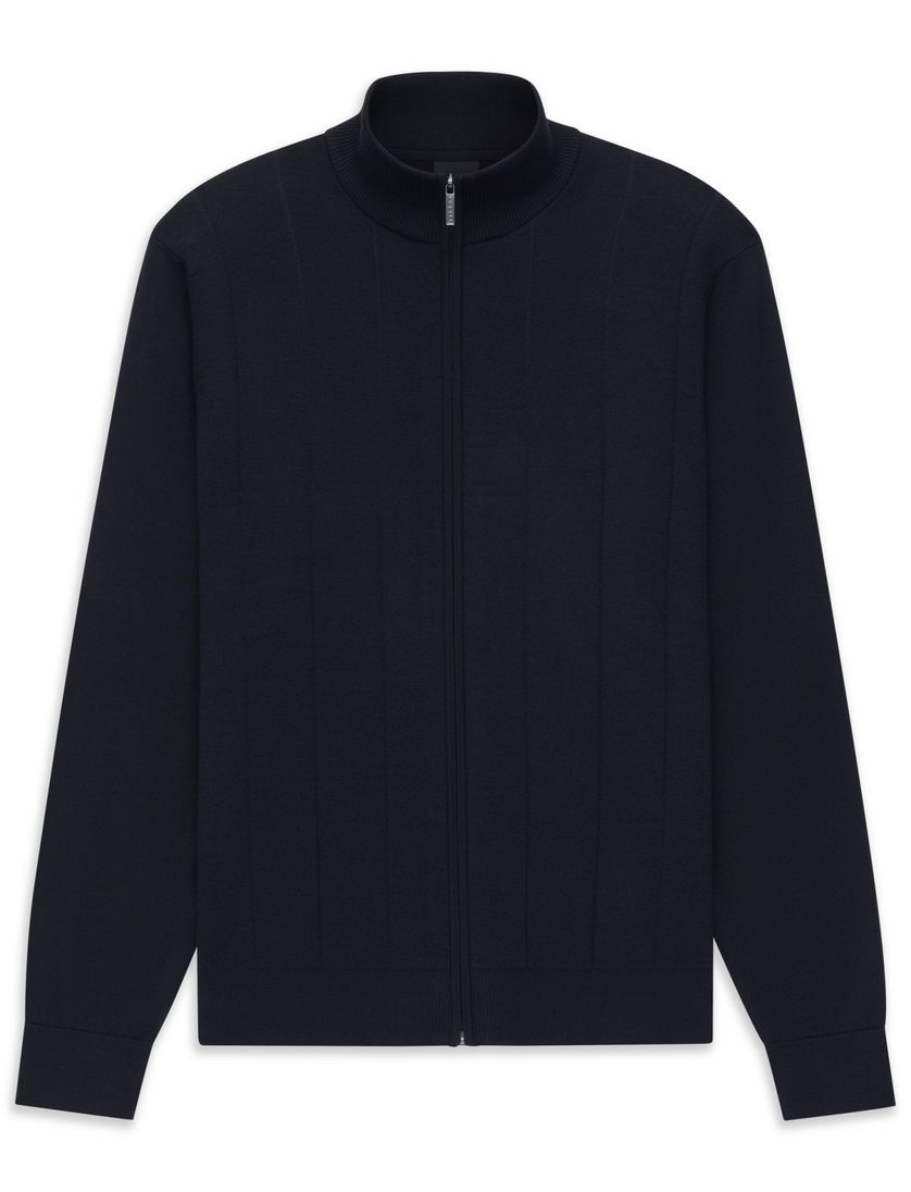 Vest Bugatti donkerblauwe streep