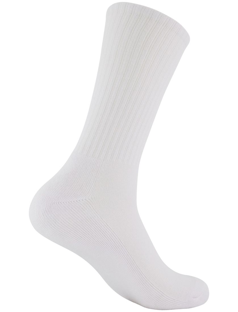 wit 6-pack herensokken Polo Ralp Lauren multicolor logo effen