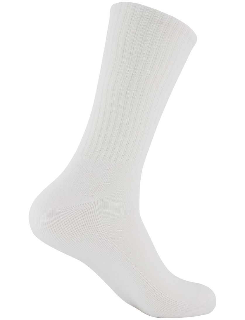 wit 6-pack herensokken Polo Ralp Lauren multicolor logo effen