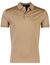 Polo bruin gemeleerd custom slim fit polo ralph lauren