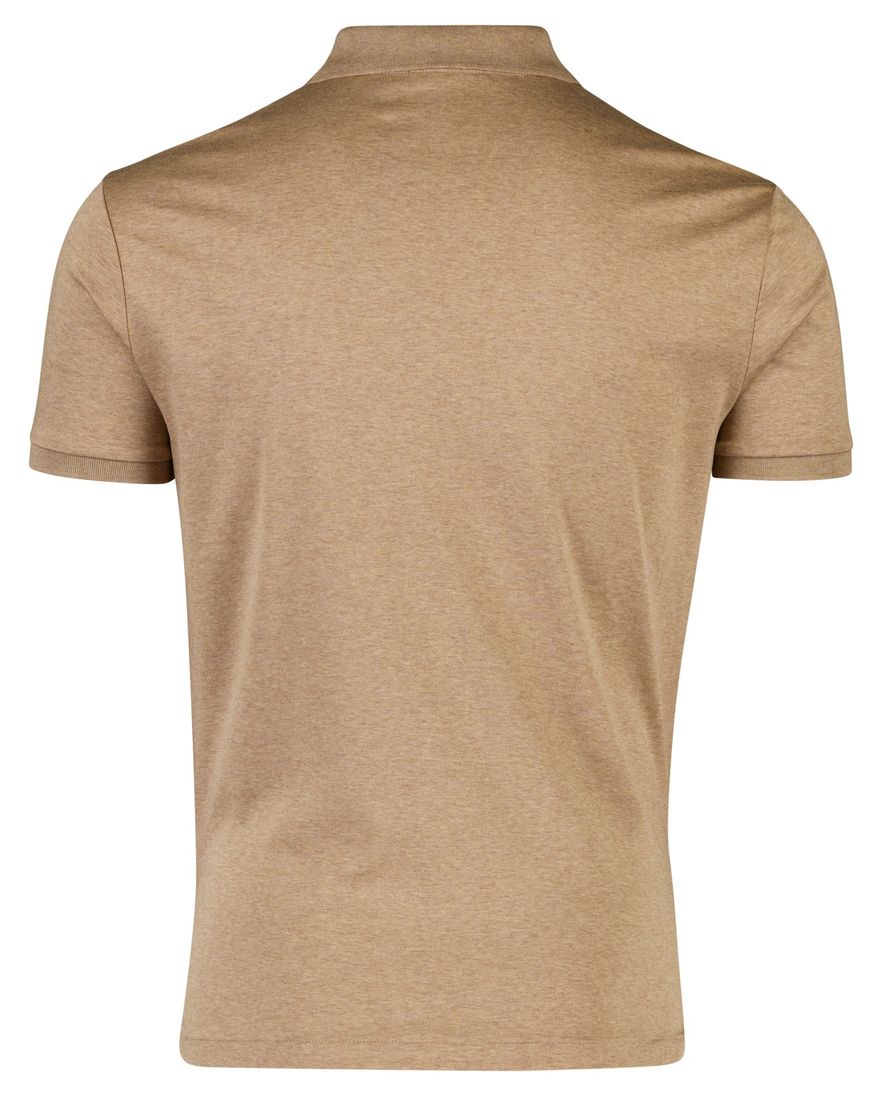 Polo ralph lauren polo bruin custom slim fit