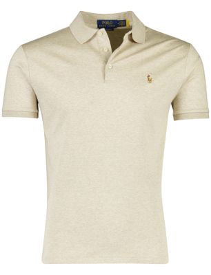 Polo Ralph Lauren Polo beige 3 knoops custom slim fit polo ralph lauren