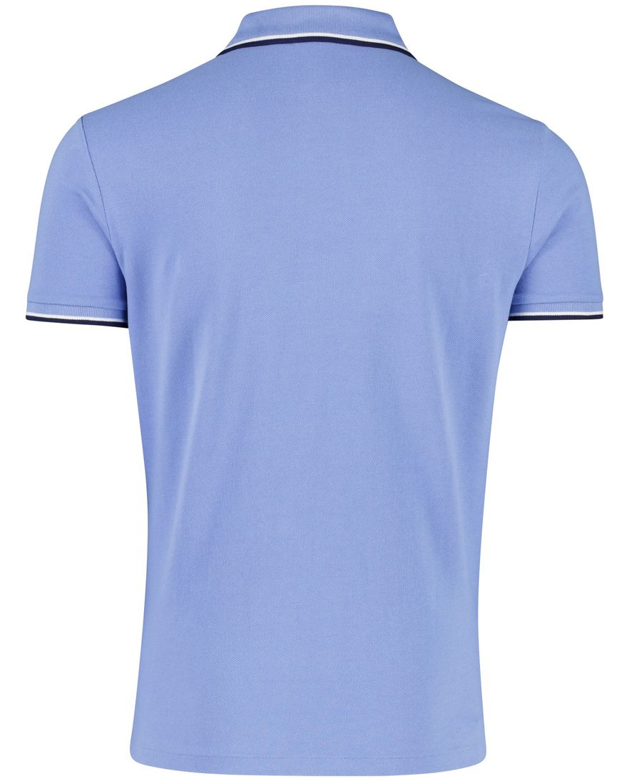 Lichtblauwe polo custom slim fit Polo ralph lauren