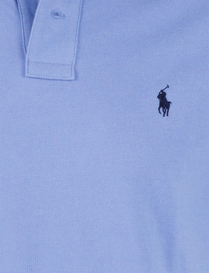 Polo lichtblauw met 2 knopen Polo ralph lauren