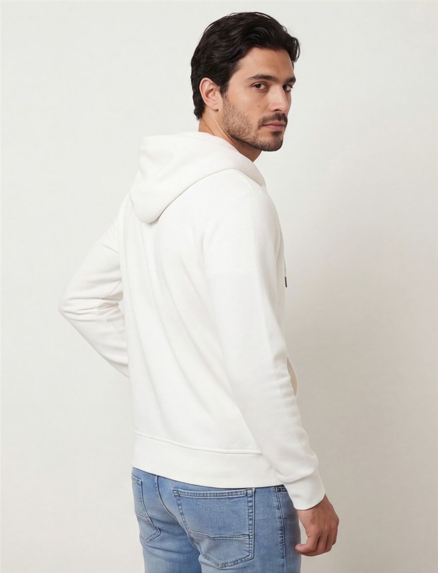 Polo Ralph Lauren sweatvest capuchon wit