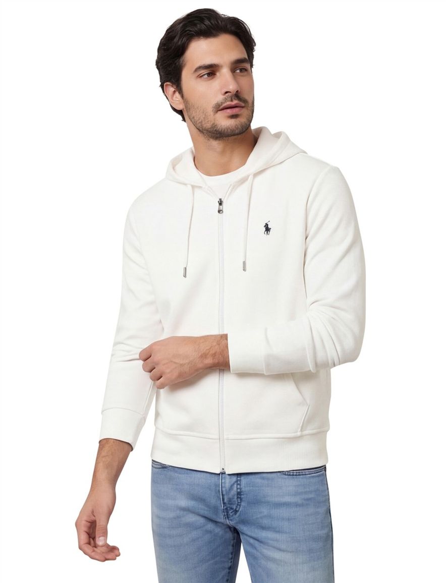 Polo Ralph Lauren sweatvest capuchon wit