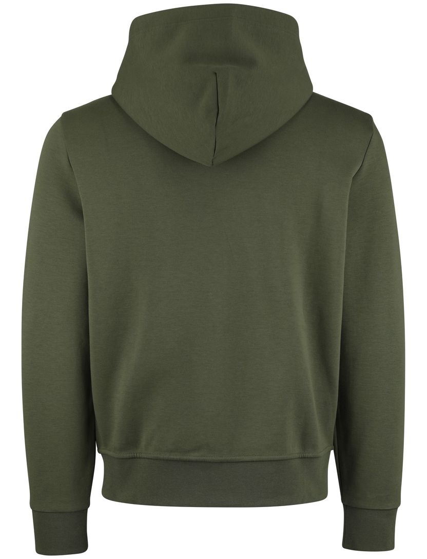 sweatvest Polo Ralph Lauren groen normale fit capuchon