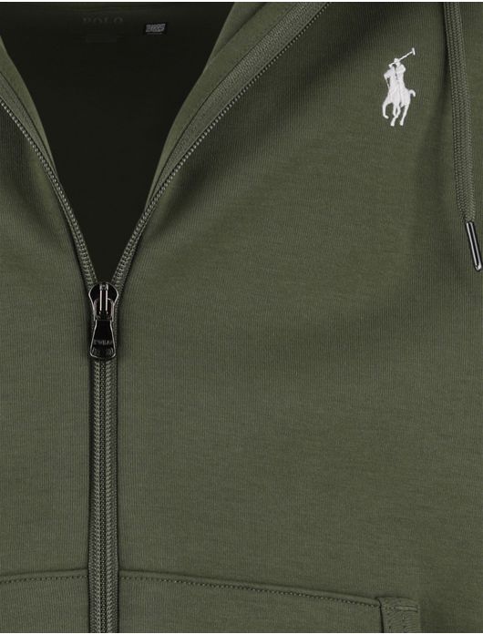 Polo Ralph Lauren sweatvest groen capuchon