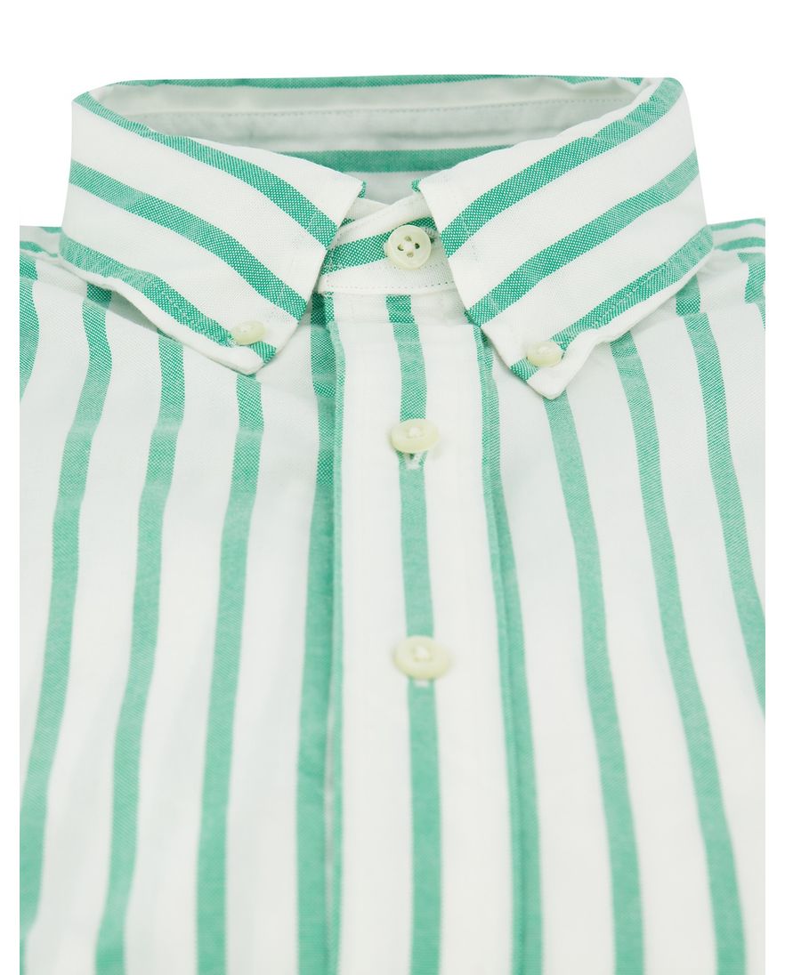 Groene streepjes overhemd Polo ralph lauren lange mouw