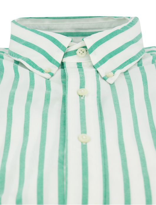 Polo ralph lauren overhemd custom fit groen gestreept