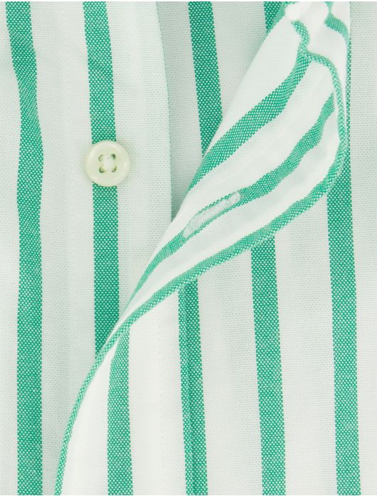 Polo ralph lauren overhemd custom fit groen gestreept