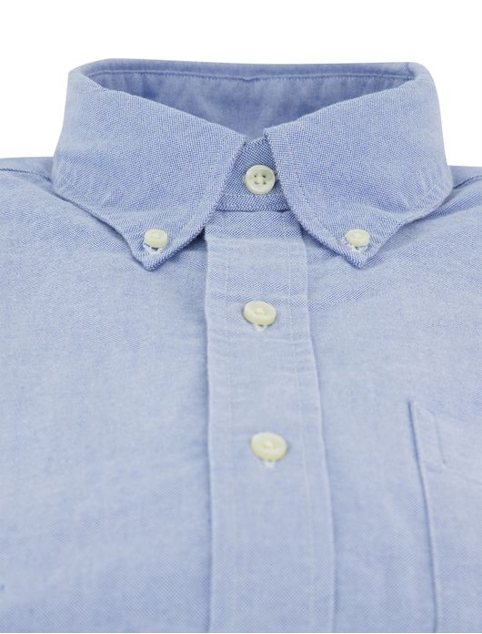 Polo ralph lauren bear overhemd custom fit lichtblauw