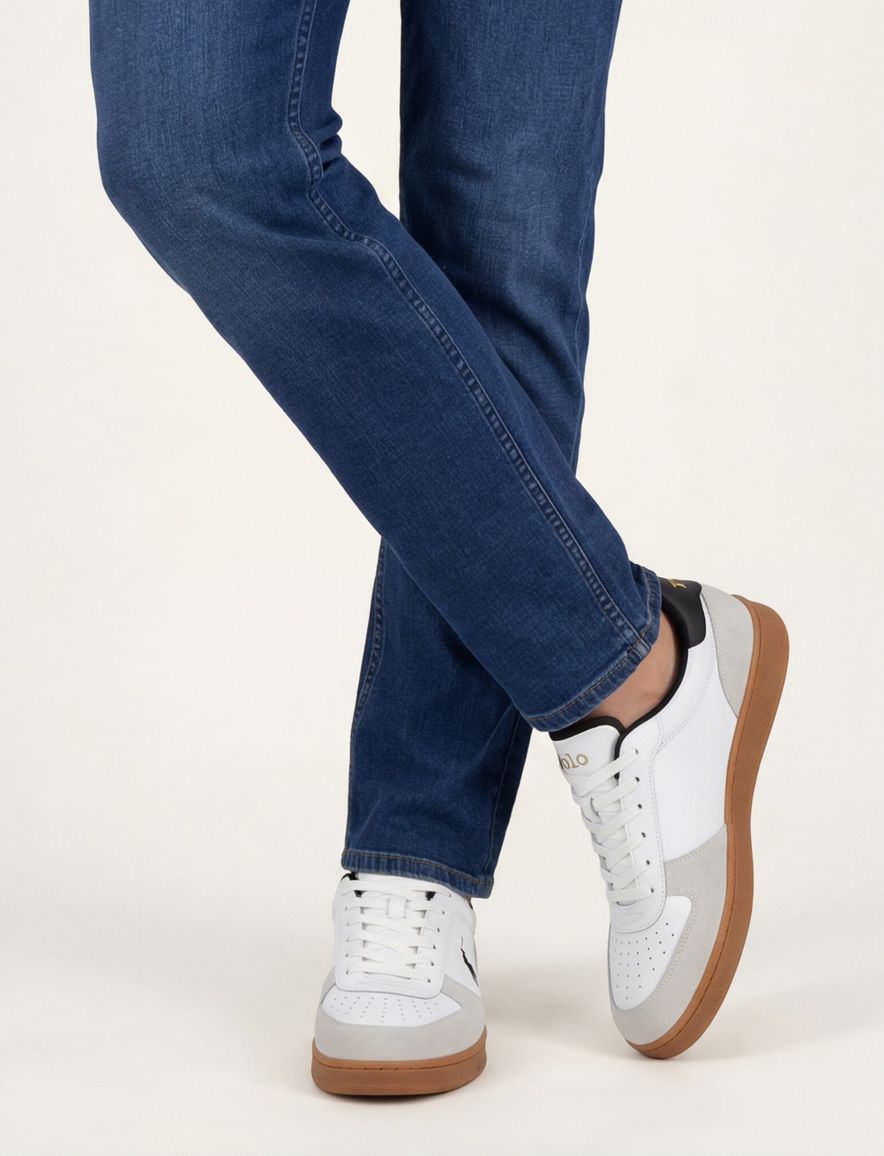 Polo Ralph Lauren Sneakers wit zwart