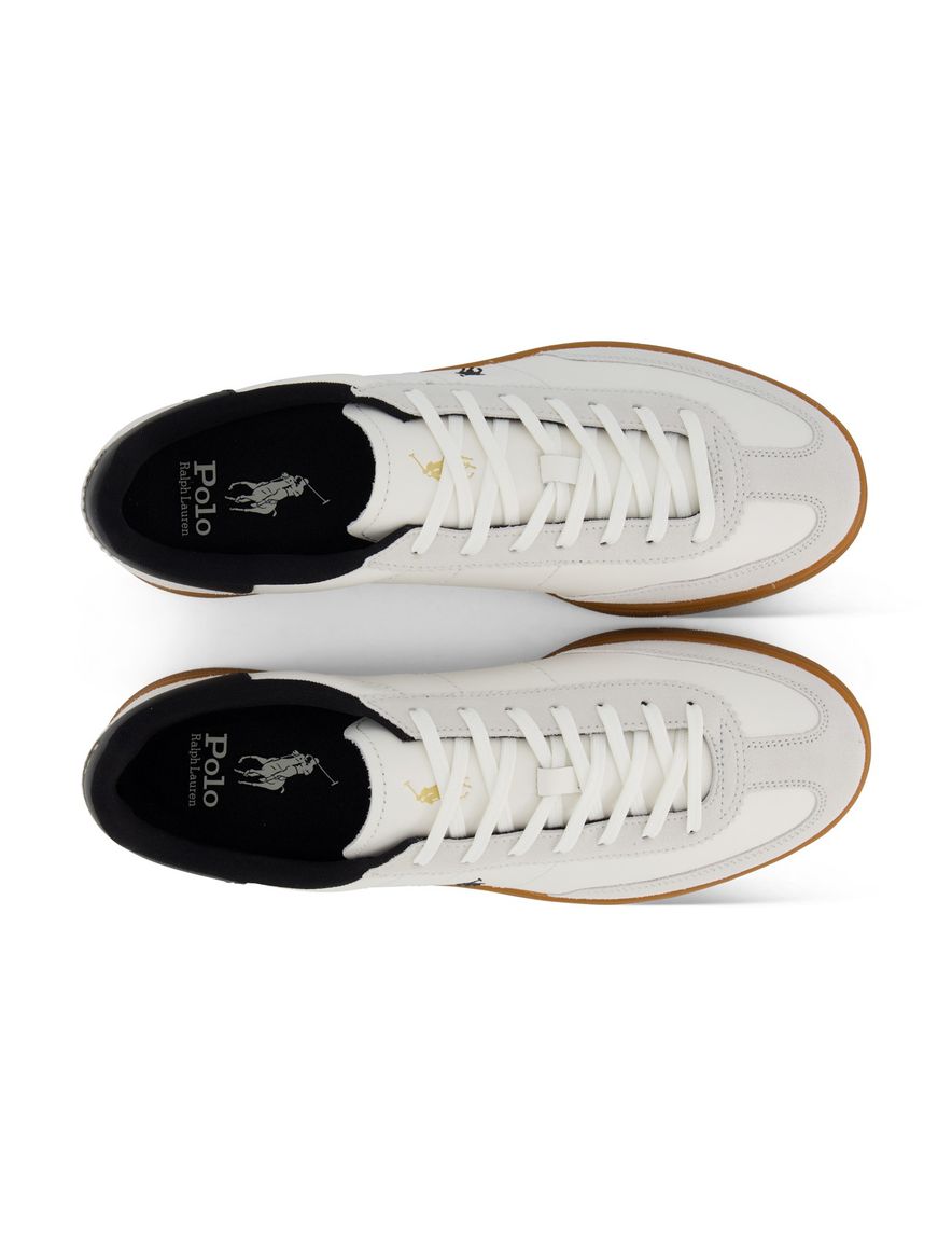 Witte sneakers Polo Ralph Lauren zwart logo