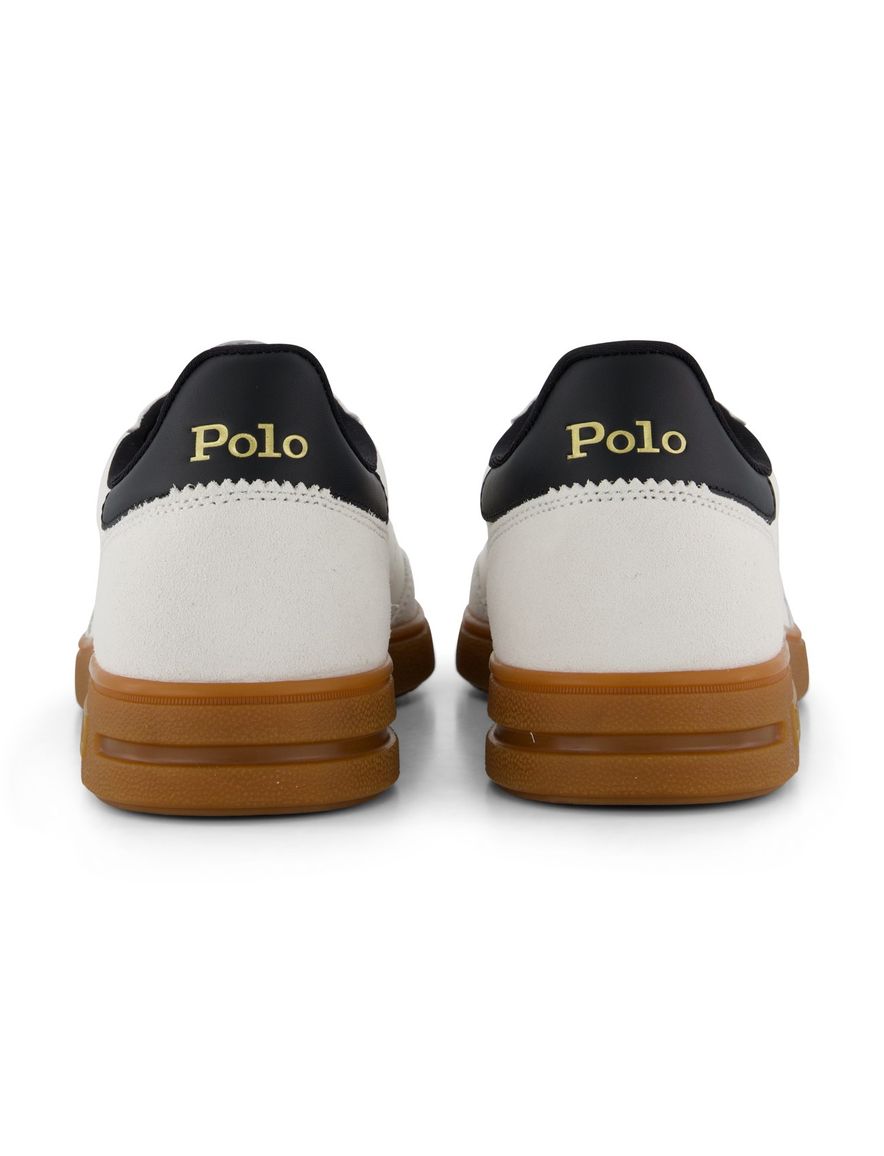 Witte sneakers Polo Ralph Lauren zwart logo