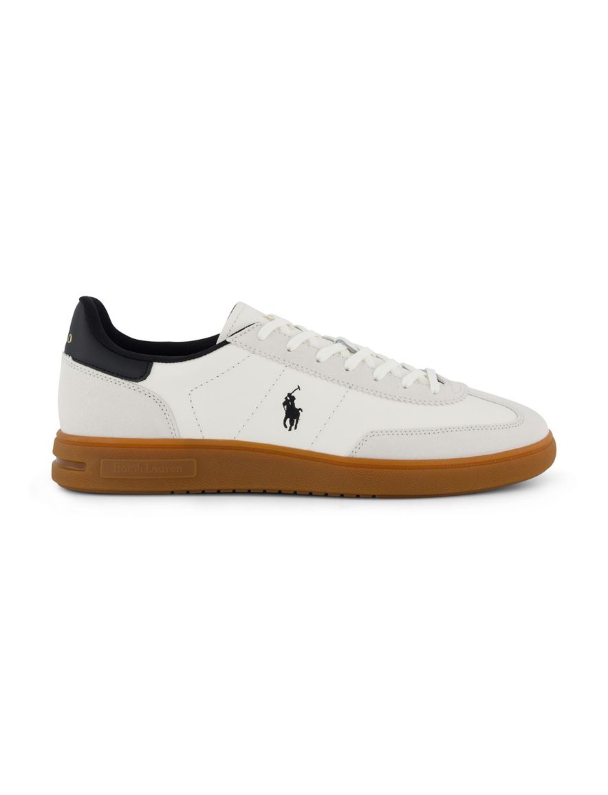 Witte sneakers Polo Ralph Lauren zwart logo