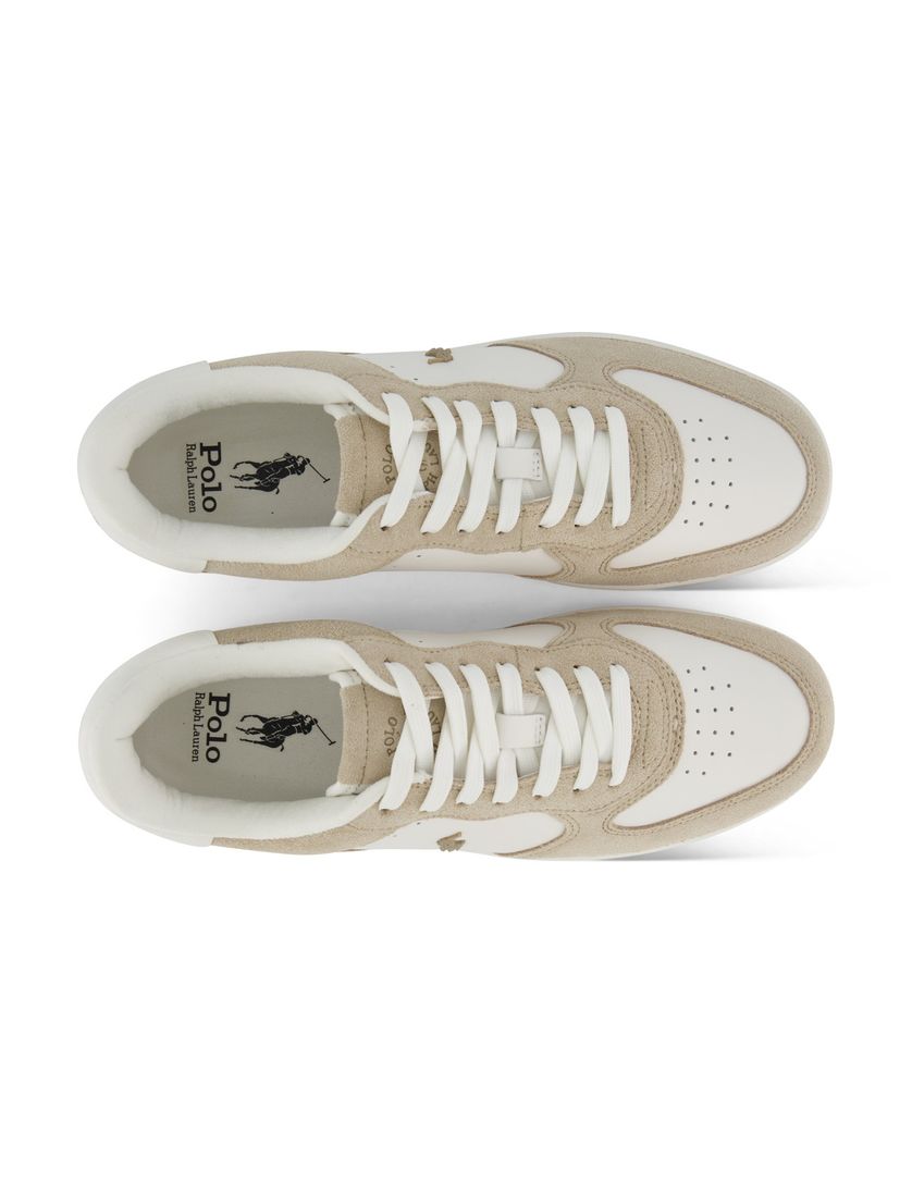 Sneakers Polo Ralph Lauren beige logo