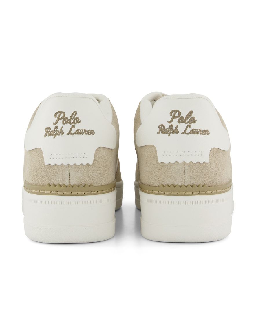 Witte sneakers Polo Ralph Lauren beige logo