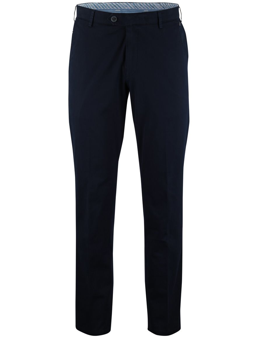 Meyer pantalon donkerblauw flatfront normale fit