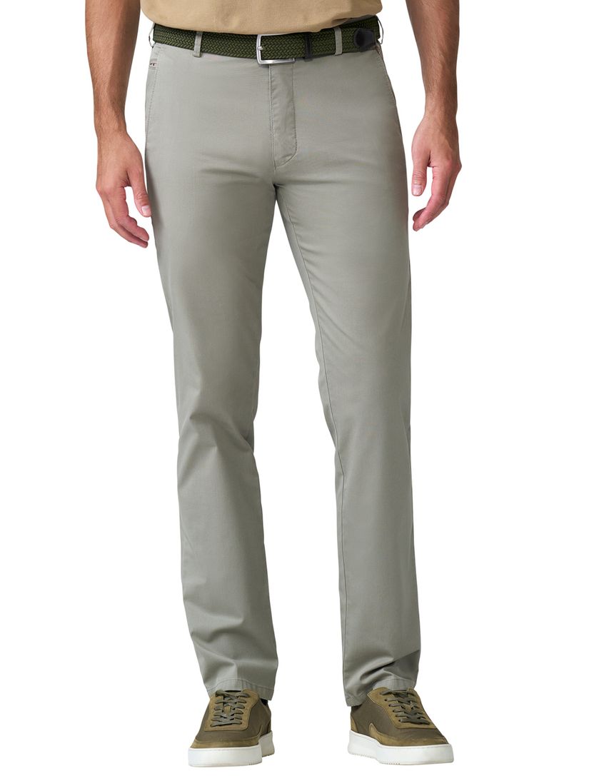 Pantalon flatfront Meyer Bonn groen normale fit