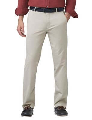 Meyer Creme pantalon flat front Meyer Bonn bio katoen