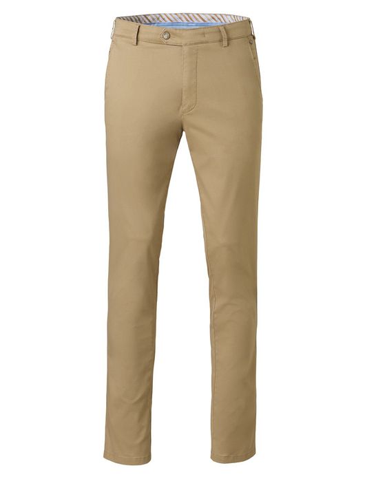 Meyer Bonn pantalon flat front camel effen