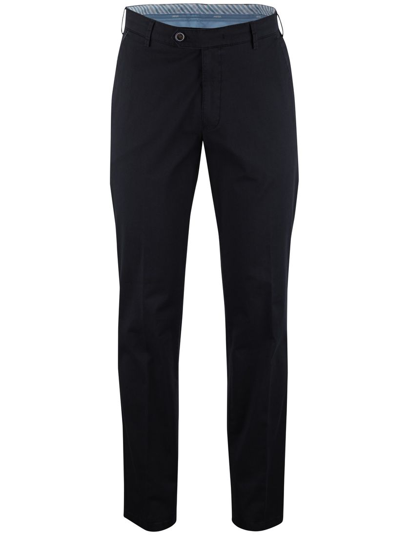 Pantalon flatfront Meyer navy normale fit