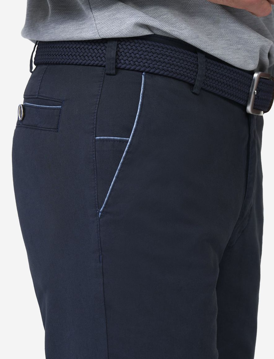 Meyer Pantalon chino donkerblauw
