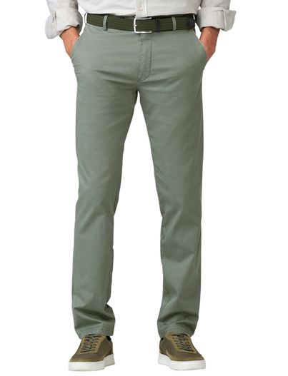 Meyer Pantalon grijs Meyer flatfront model normale fit