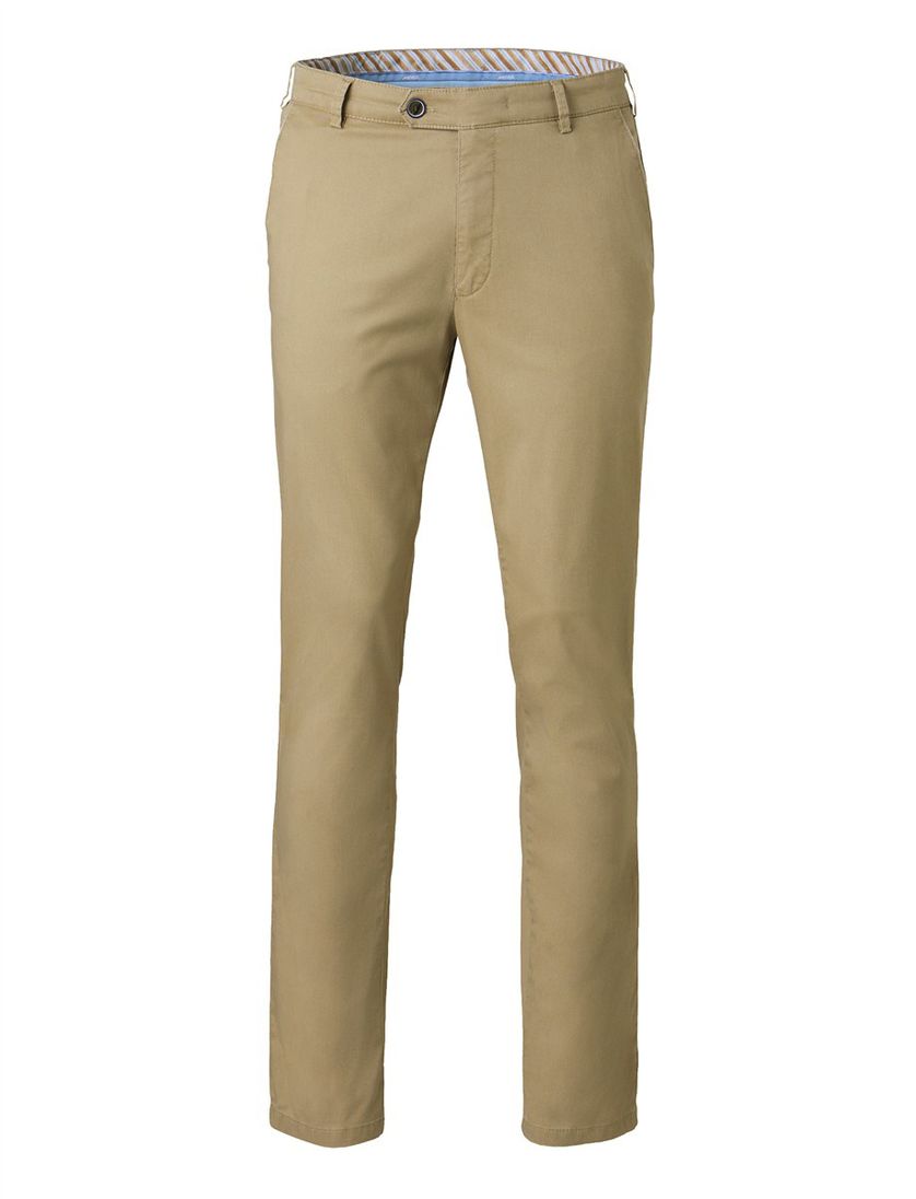 Camel chino flat front Meyer New York effen