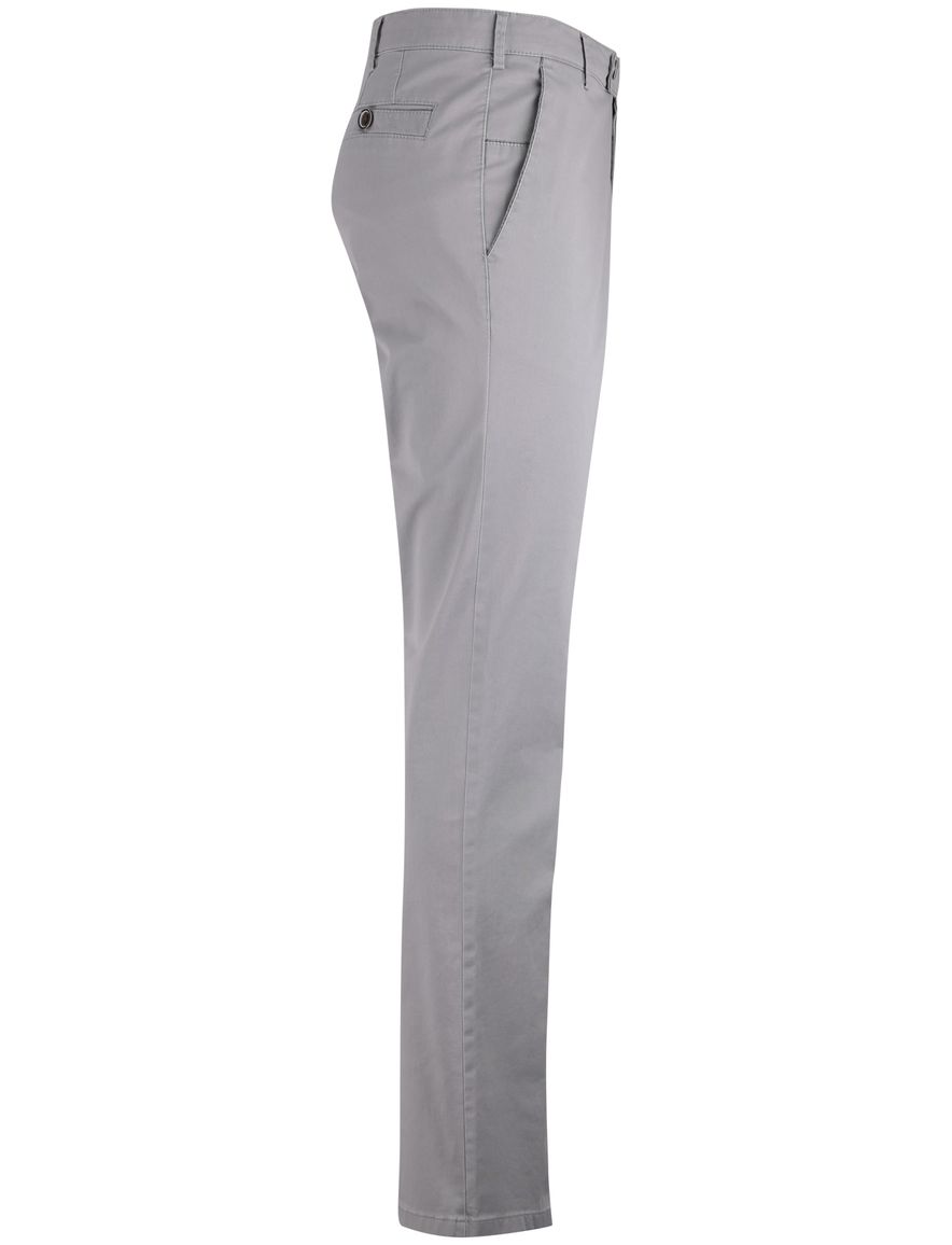 Grijze pantalon Meyer New York flatfront normale fit