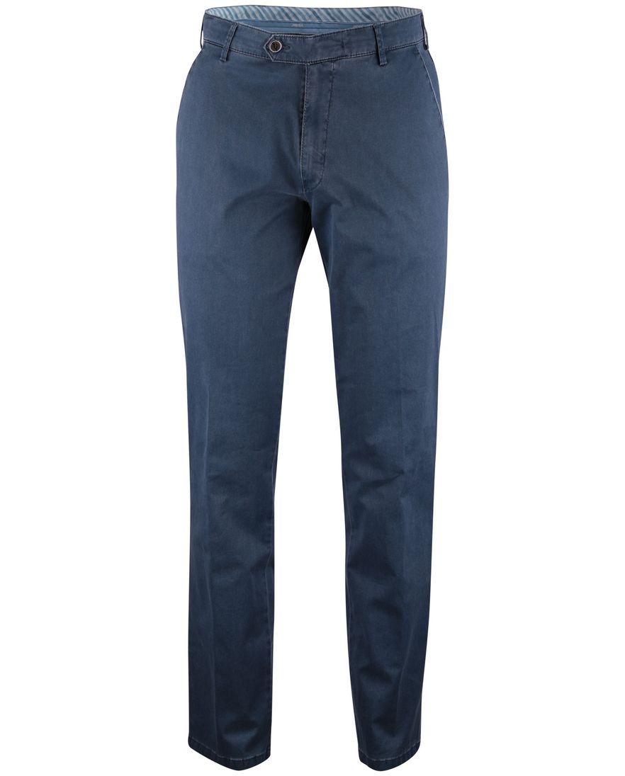 Blauwe pantalon Meyer New York normale fit