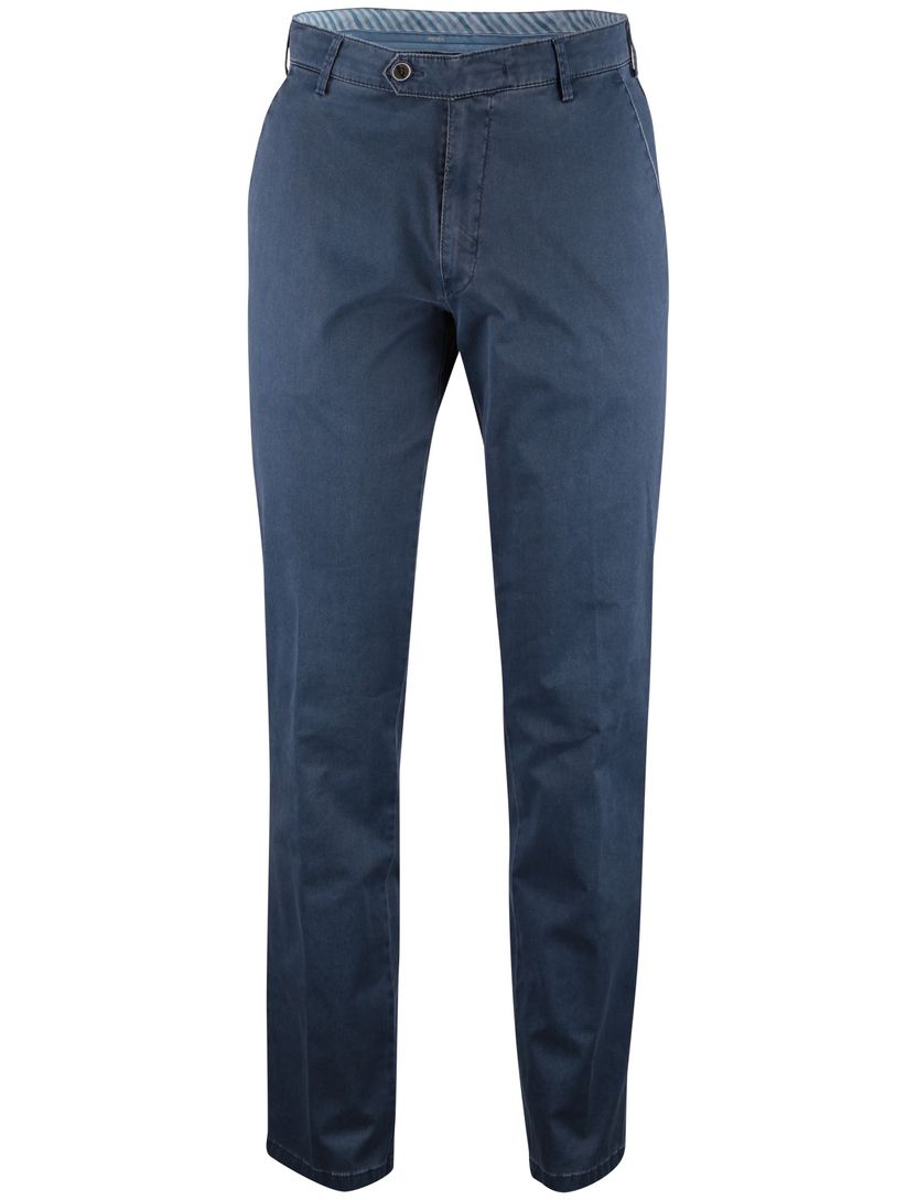 Pantalon Meyer New York blauw normale fit