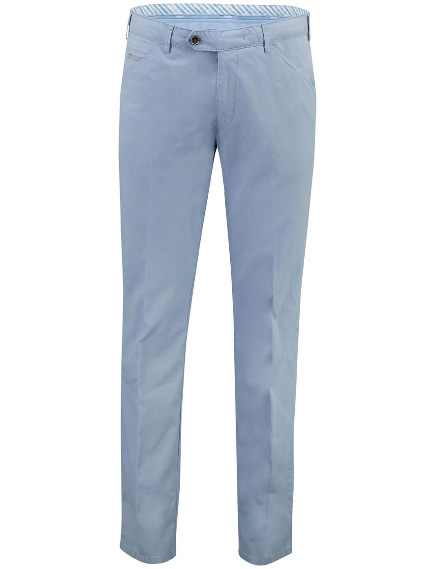 Lichtblauwe pantalon Meyer flatfront normale fit