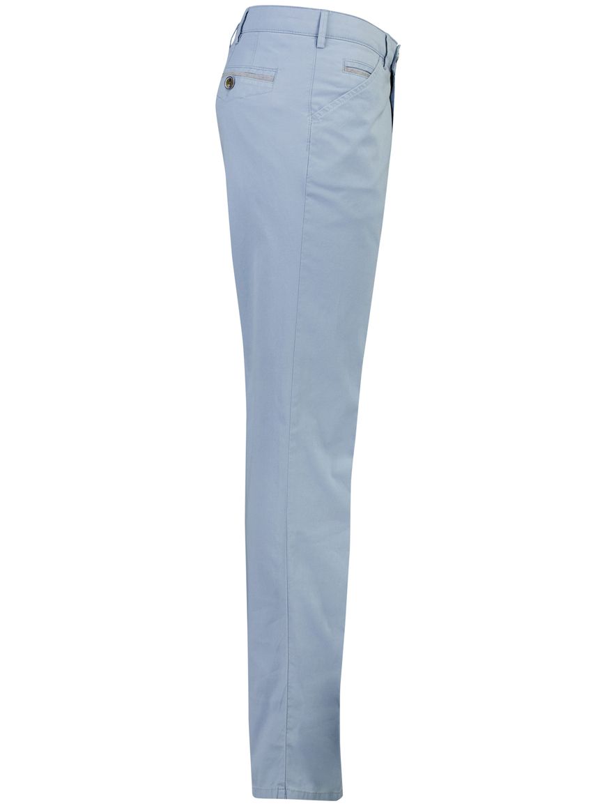 Lichtblauwe pantalon Meyer flatfront normale fit