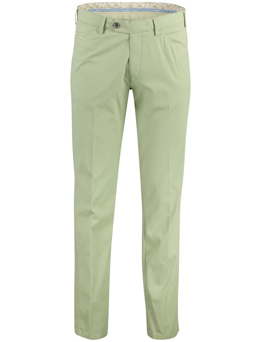 Groene pantalon Meyer Chicago flatfront model