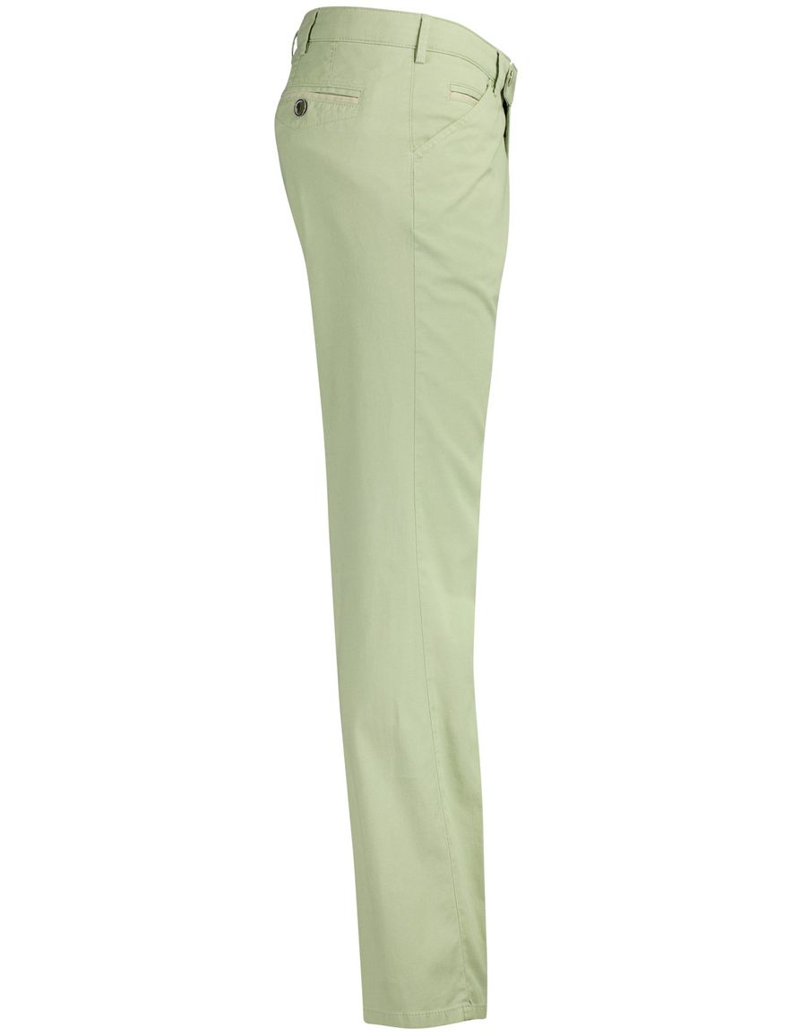 Groene pantalon Meyer Chicago flatfront model