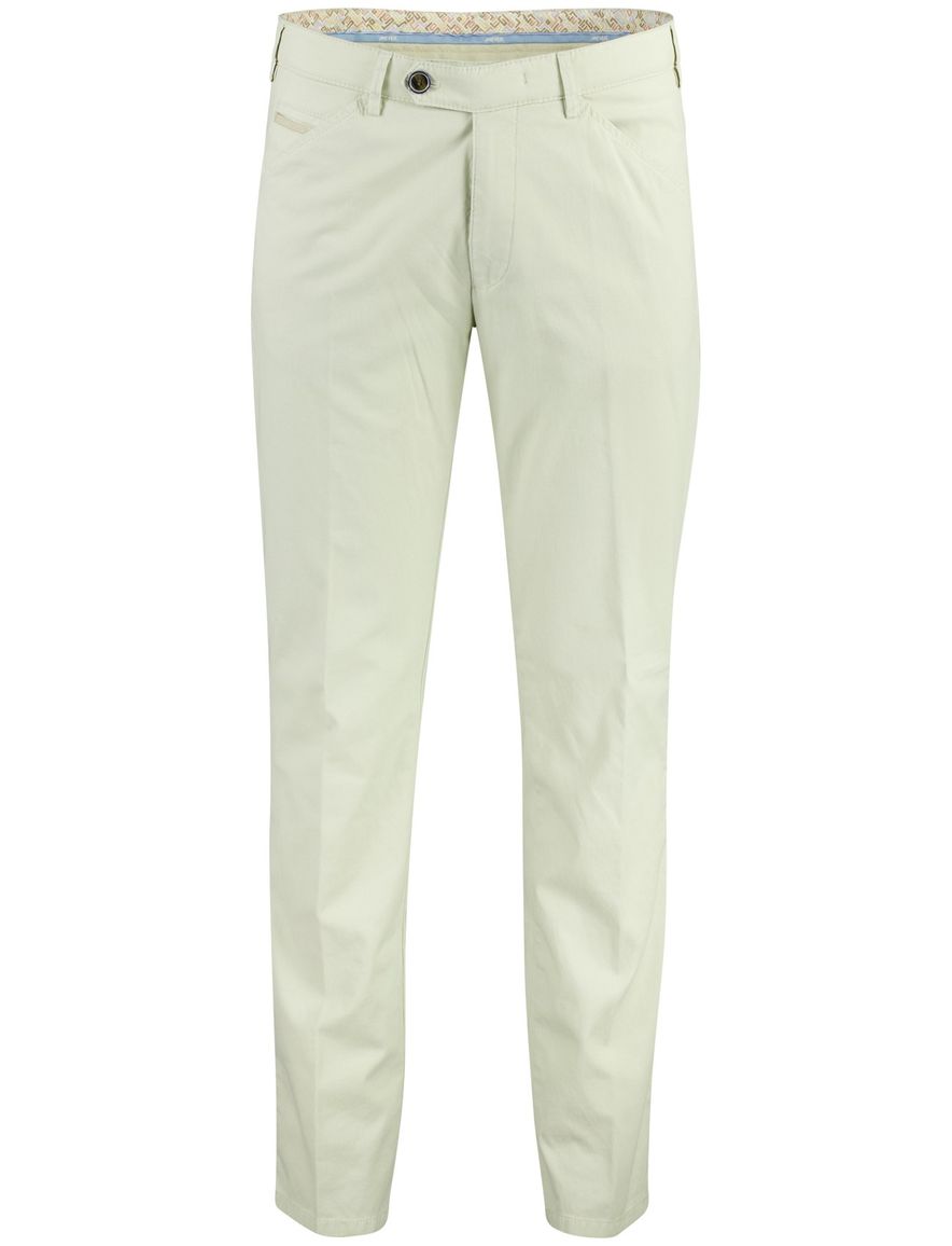 Beige pantalon Meyer flatfront normale fit