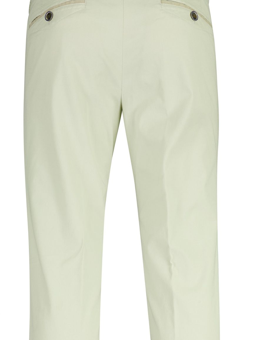 Beige pantalon Meyer flatfront normale fit