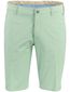 Groene bermuda Meyer normale fit zonder omslag