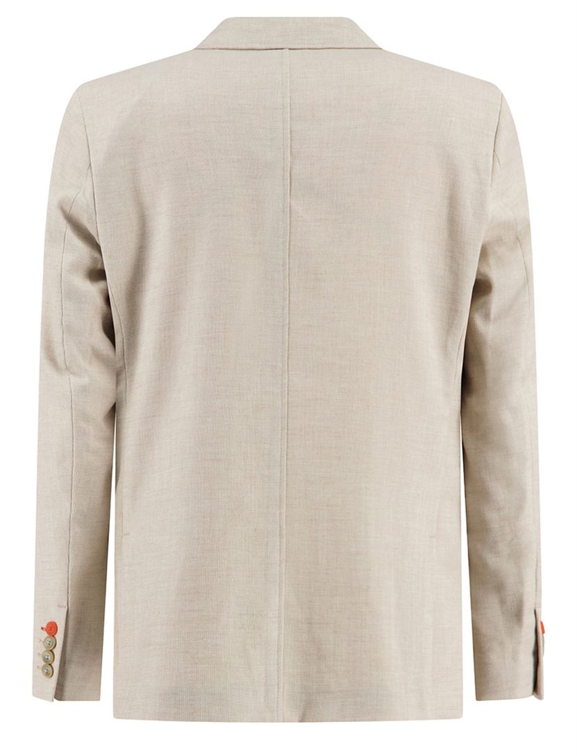 colbert A Fish Named Fred beige slim fit poshet