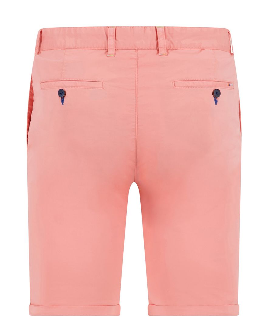 roze bermuda A Fish Named Fred slim fit