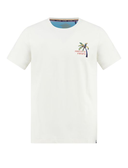 A Fish Named Fred T-shirt wit geprint