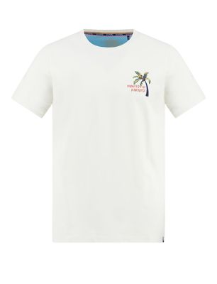 A Fish Named Fred T-shirt backprint wit A Fish Named Fred 100% katoen ronde hals